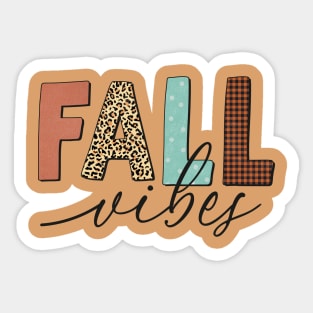 Fall Vibes Sticker